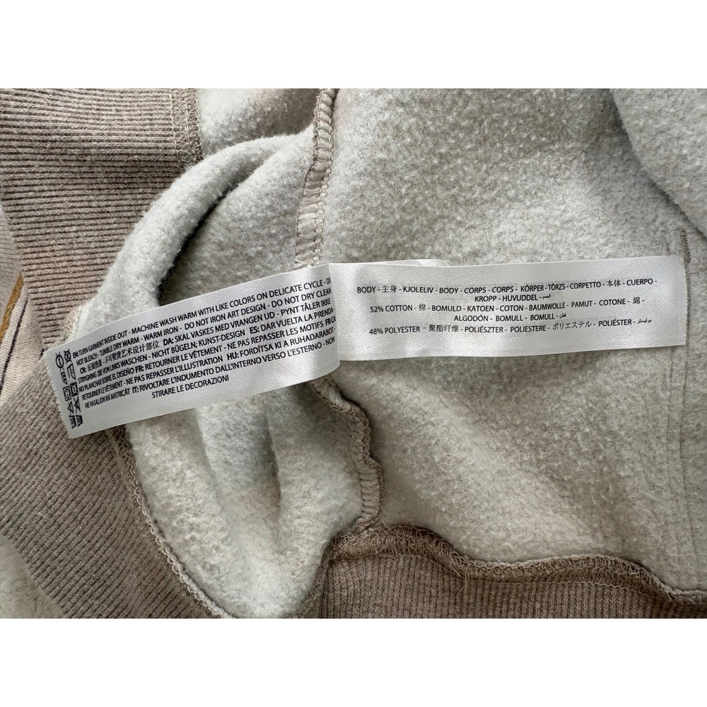 Ariat Chimayo Centinela Mens XL Hoodie Southwest Pattern Tan Fleece Pullover - Picture 5 of 8